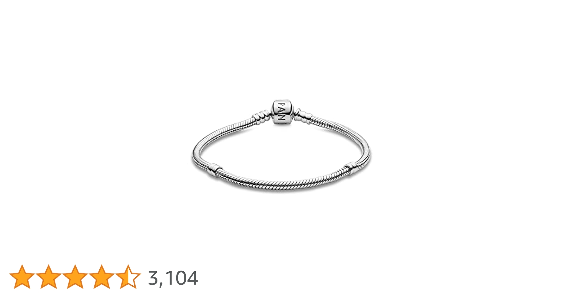 PANDORA ロゴ入り スネークチェーン リンク 925 シルバー ビンテージ PANDORA ロゴ入り スネークチェーン リンク 925 シルバー ビンテージ